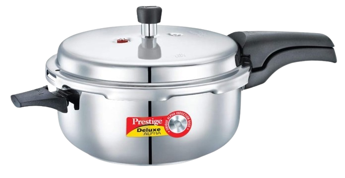 TTK Prestige SVAHA5 Prestige Svachh Pressure Cooker HA 5 L, 5-Liter, Black