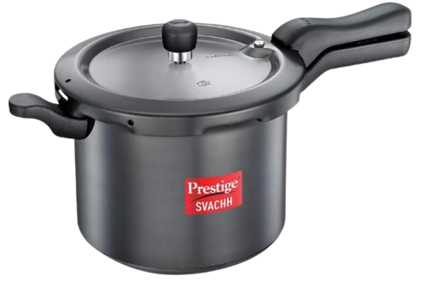 TTK Prestige SVAHA5 Prestige Svachh Pressure Cooker HA 5 L, 5-Liter, Black